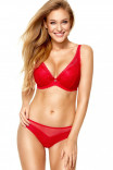 Яскраво-червоний бюстгальтер Push-Up Lovely pu-700 від Kinga