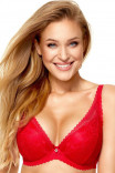 Яскраво-червоний бюстгальтер Push-Up Lovely pu-700 від Kinga