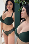 Бюстгальтер з формованою чашкою Freya Loveland Uw Moulded  Plunge AA401031 Deep Emerald