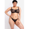 Трусики тонги Curvy Kate Stardust Thong СК083200 Black Sparkle