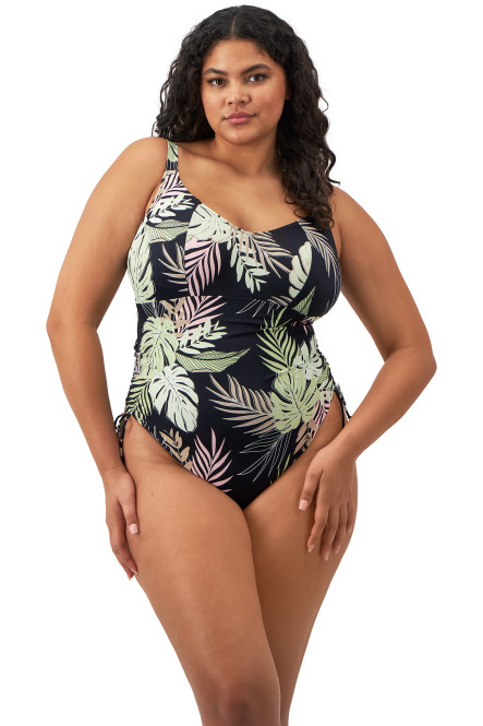 Цілісний купальник Elomi Tropical Retreat Uw Bikini Top ES801943 Black