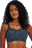 Бюстгальтер з формованою чашкою для спорту Freya AC401003 High-Octane UW Sports Bra Midnight Leopard