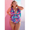 Цілісний купальник двосторонній Curvy Kate Ibiza Reversible Non-Wired Mulitway CS039607 Print Mix