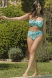 Купальний топ бандо Panache  Ella  Bandeau Bik SW1763B English Rose Print