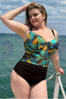 Суцільний купальник Lupoline Paloma Big Green