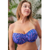 Купальний топ бандо Krisline Hawai Balkonette MHM Blue