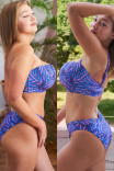 Купальный топ бандо Krisline Hawai Balkonette MHM Blue