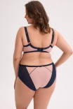 Трусики брифи Gaia Aina 1273 Navy Blue-Pink