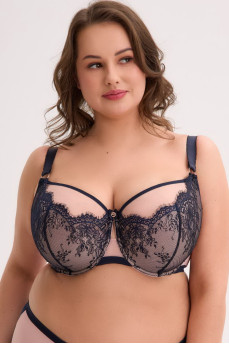 Бюстгальтер м'який Gaia Aina 1273 Maxi Navy Blue-Pink