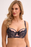 Бюстгальтер м'який Gaia Aina 1273 Navy Blue-Pink